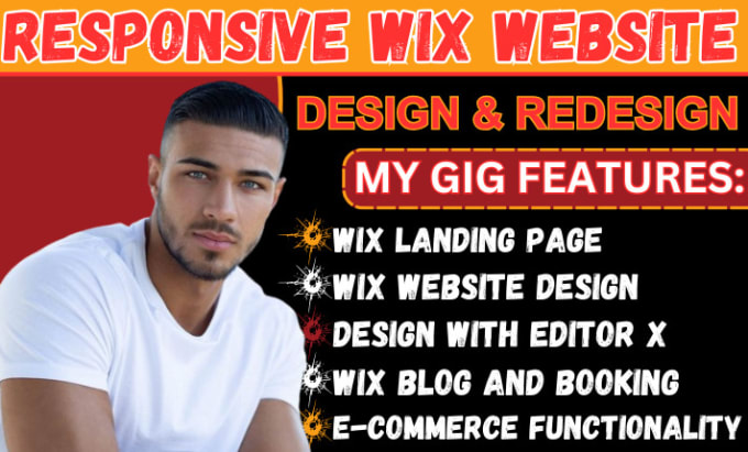 Gig Preview - Build responsive wix website, wix website design or wix website redesign wix SEO