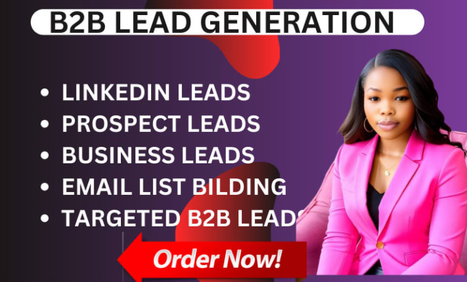 Gig Preview - Do b2b lead generation linkedin lead and sales navigator