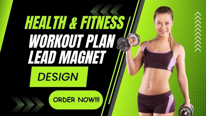 Gig Preview - Design health fitness ebook, pdf lead magnet, medical book, gym pdf workout plan