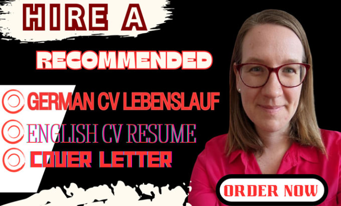 Gig Preview - Upgrade your german lebenslauf, resume writing and cover letter writing