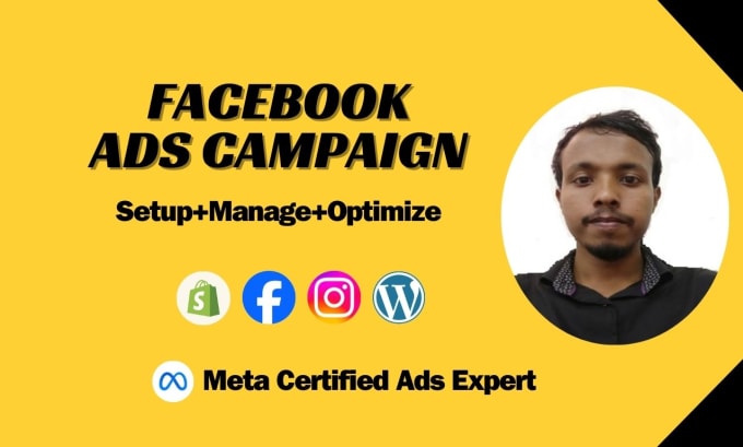 Gig Preview - Run shopify facebook ads campaign, meta ads and instagram ads, advertising