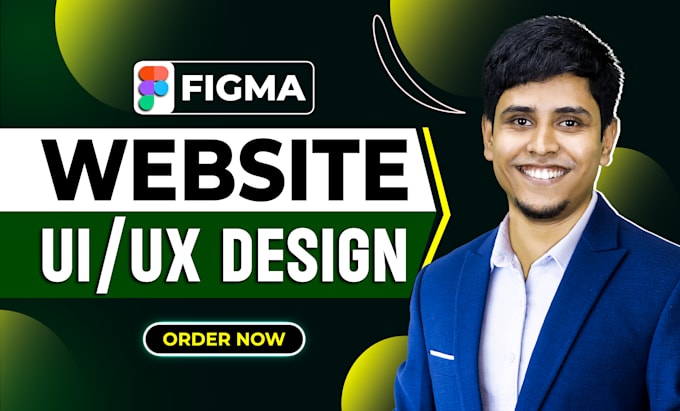 Gig Preview - Do website UI design, figma website design, figma design website, figma website