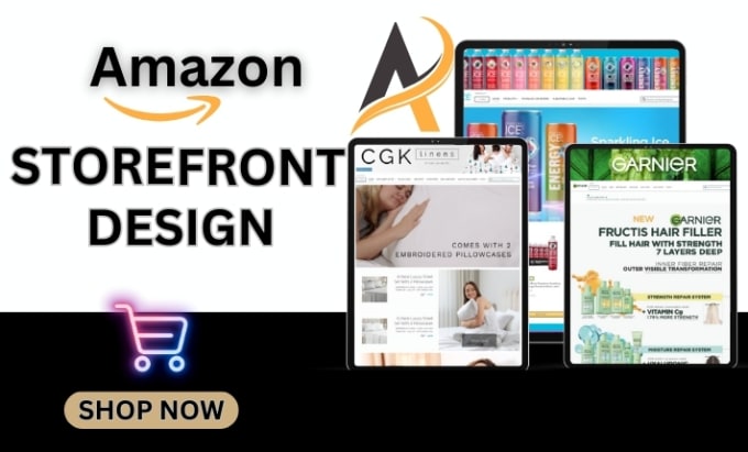 Gig Preview - Create amazon storefront design,amazon brand store