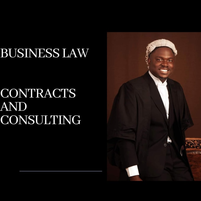 Gig Preview - Be your business lawyer for your business contracts