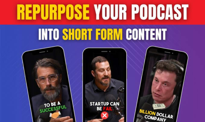 Gig Preview - Turn your podcast into short form clips