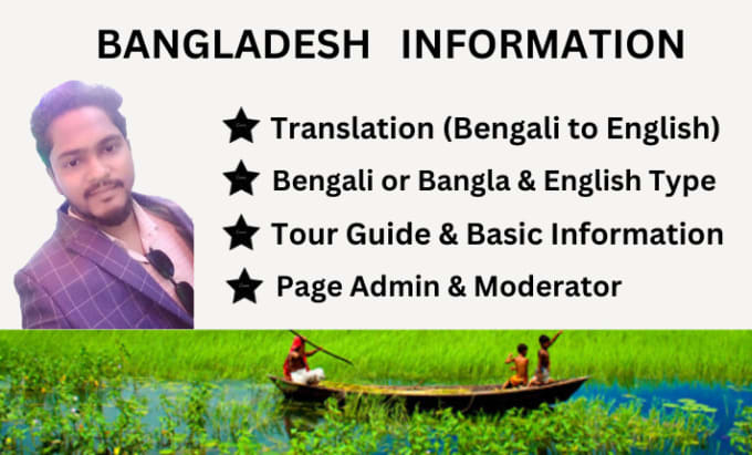 Gig Preview - Do documentary dhaka bangladesh and bangladeshi tour guideline