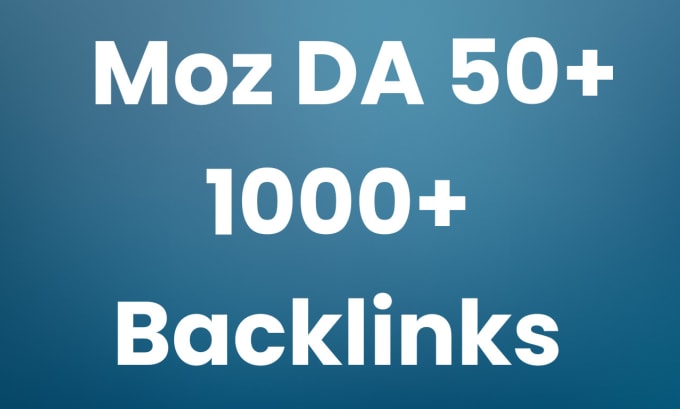 Gig Preview - Build 1000 moz da 50 blog comment backlinks