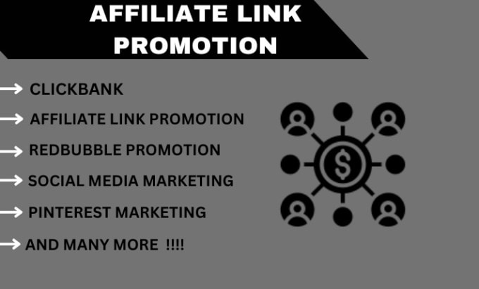 Gig Preview - Affiliate recruitment clickbank affiliate link promotion affiliate marketing