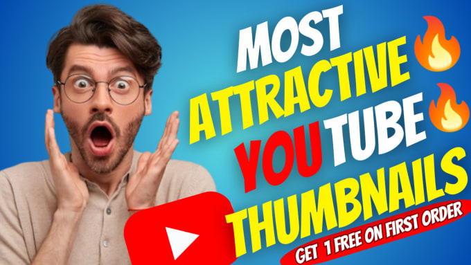 Gig Preview - Design most attractive and eye catching youtube thumbnails