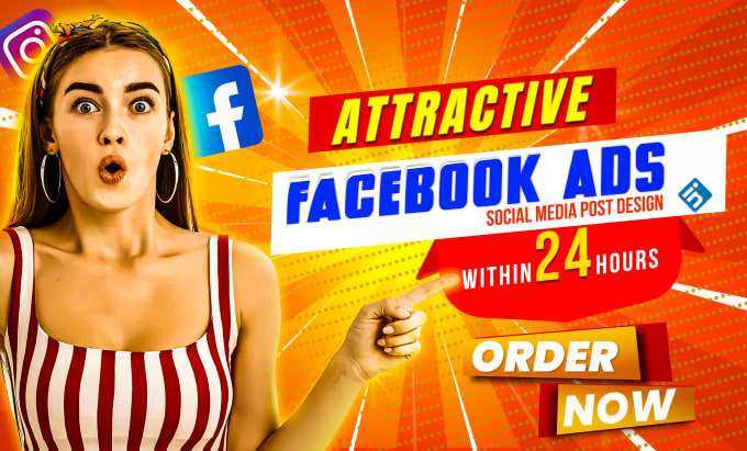 Gig Preview - Design attractive facebook ads within 24 hours