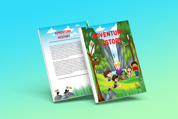 Gig Preview - Design great children book story illustration and kids book cover