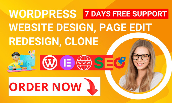 Gig Preview - Create, design, clone modern wordpress business website and landing page