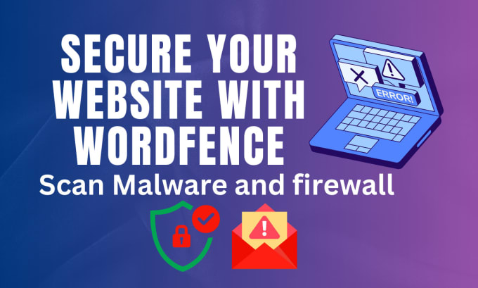 Gig Preview - Secure your wordpress website using wordfence plugin and clean malware