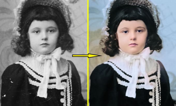 Gig Preview - Do fix old photos, restore image, colorize, damage repair, photo restoration