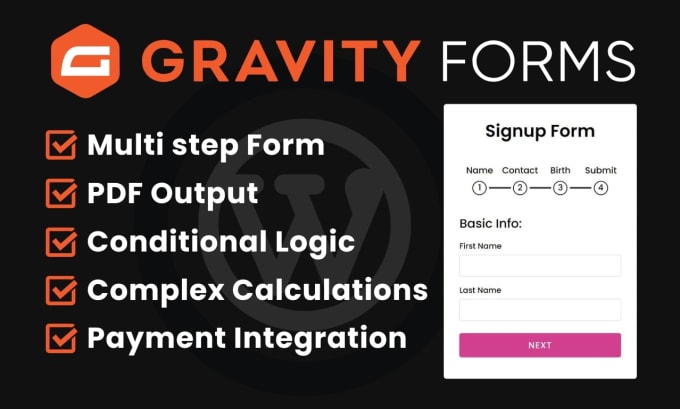 Gig Preview - Create multi step gravity forms with conditional logic and PDF output