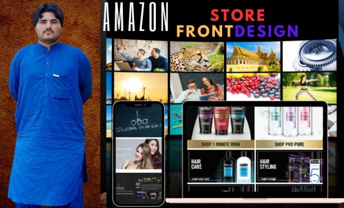 Gig Preview - Do amazon storefront design ,brand store