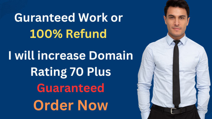 Gig Preview - Increase ahrefs domain rating 50, 60 or 70 plus increase ahrefs dr 70 plus