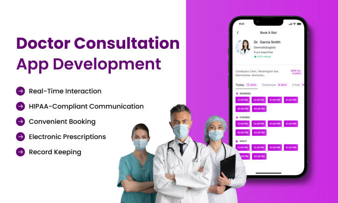 Gig Preview - Develop a doctor consultation app like teledoc