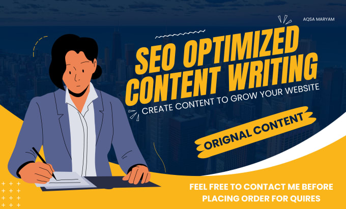 Gig Preview - Do professional SEO website content articles copywriting