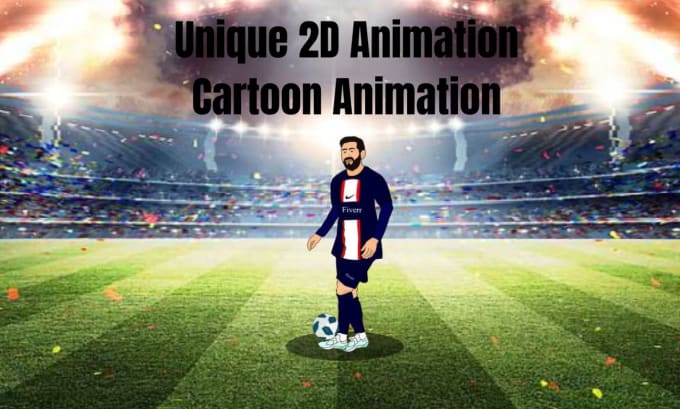 Gig Preview - Create unique cartoon character with 2d animated video