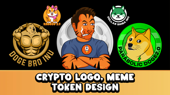 Gig Preview - Do crypto logo, crypto meme and token design