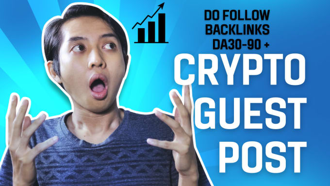 Gig Preview - Do crypto, forex, blockchain guest post with do follow backlinks on crypto blog