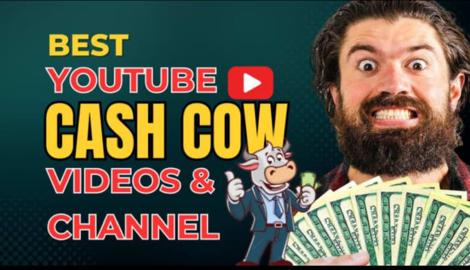 Gig Preview - Create cashcow youtube video editing editor for faceless channel