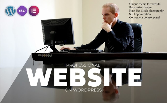 Gig Preview - Develop a professional website on wordpress