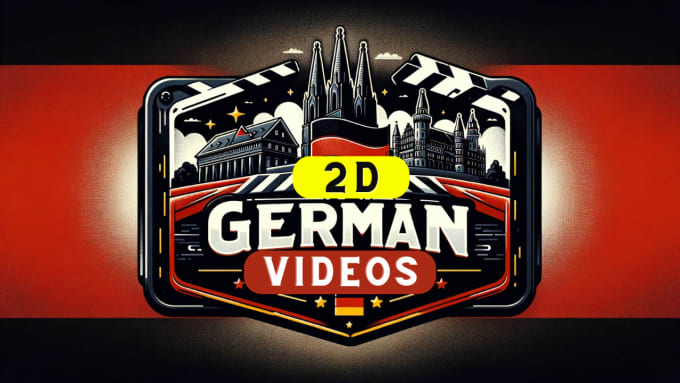 Gig Preview - Create 2d explainer videos and promotional video ads in german language