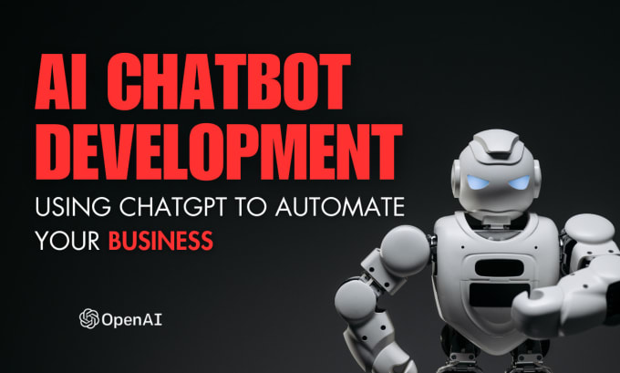 Gig Preview - Create ai chatbot for your website using chatgpt to automate your business