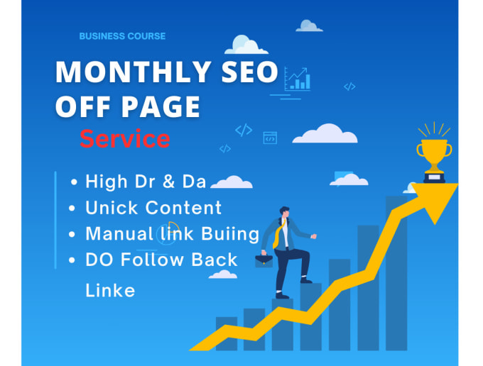 Gig Preview - Provide monthly off page SEO service, white hat backlinks