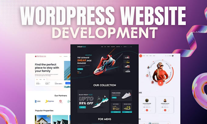 Gig Preview - Design and develop professional wordpress website