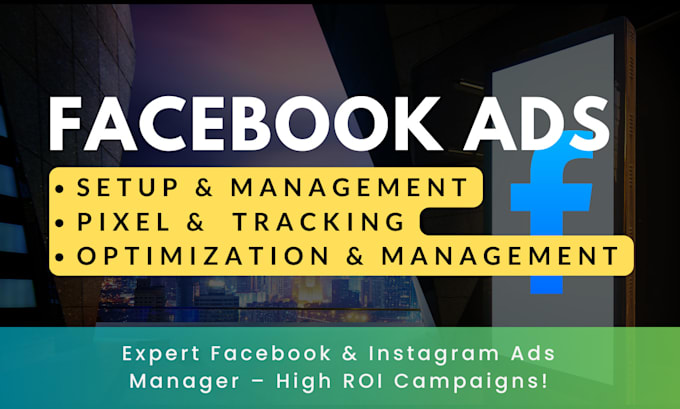 Gig Preview - Setup facebook, instagram ads campaign, manage meta ads for leads, shopify sales