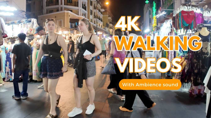 Bestseller - record a video of bangkok in 4k for your youtube channel