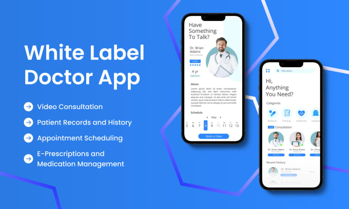 Gig Preview - Develop a white label doctor app like amwell