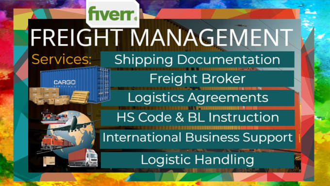 Gig Preview - Provide import export shipping supply chain related all services efficiently