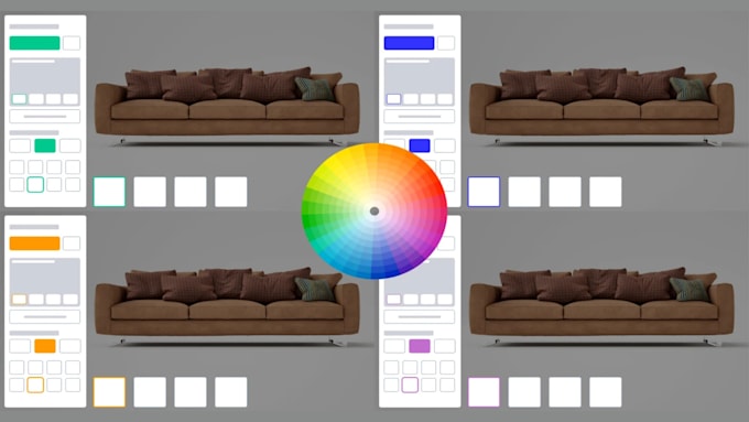 Gig Preview - Setup 2d3d furniture, chair, table sofa configuration on zakek, kickflip shopify