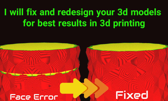 Gig Preview - Repair and fix 3d files for 3d printing stl fbx etc