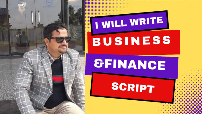 Gig Preview - Write  business,finance related video script