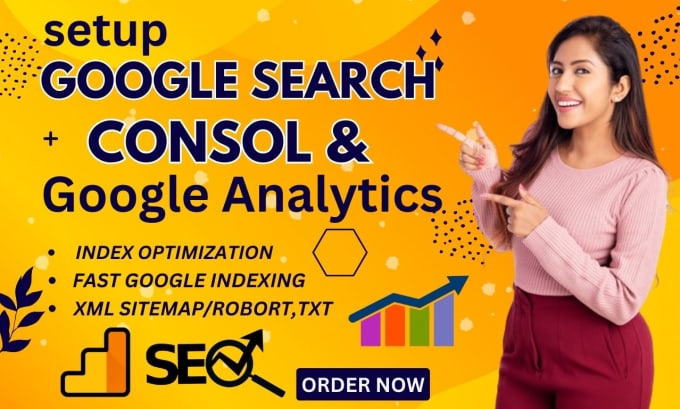 Gig Preview - Setup search console and google analytics in tag manager