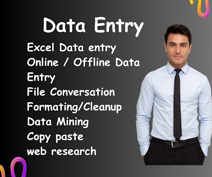 Gig Preview - Be your virtual assistant and data entry specialist