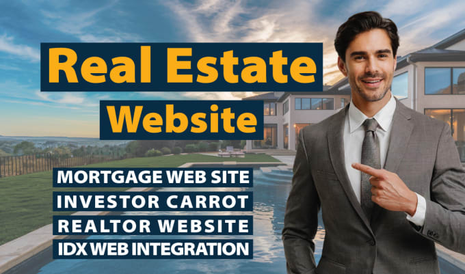 Gig Preview - Develop real estate mortgage investor carrot realtor idx wordpress website