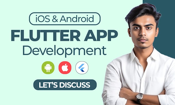 Gig Preview - Do mobile app development android ios app, building mobile app flutter developer