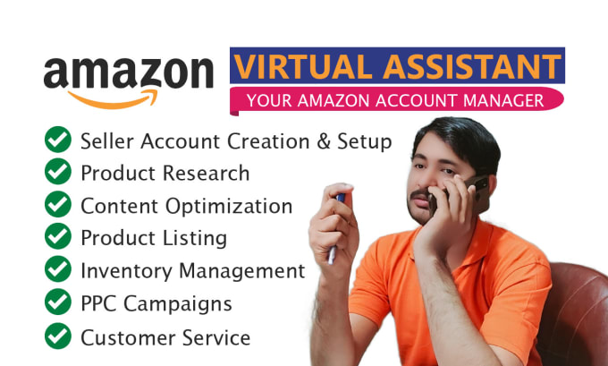 Gig Preview - Be your amazon virtual assistant, manage your amazon store a to z