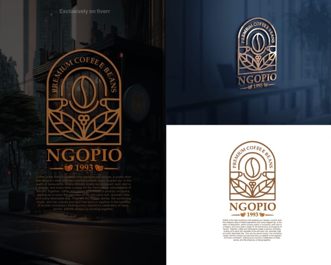 Gig Preview - Design custom monoline artdeco logo