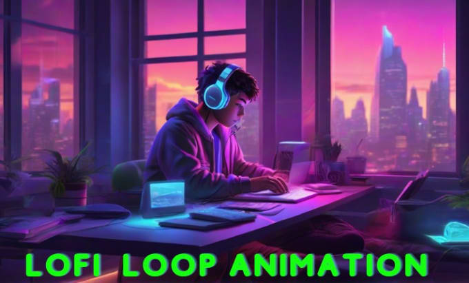 Gig Preview - Create lofi loop animations and animated gifs for your music