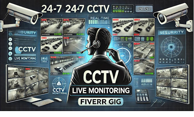 Gig Preview - Watch security cameras monitor secure your business or home