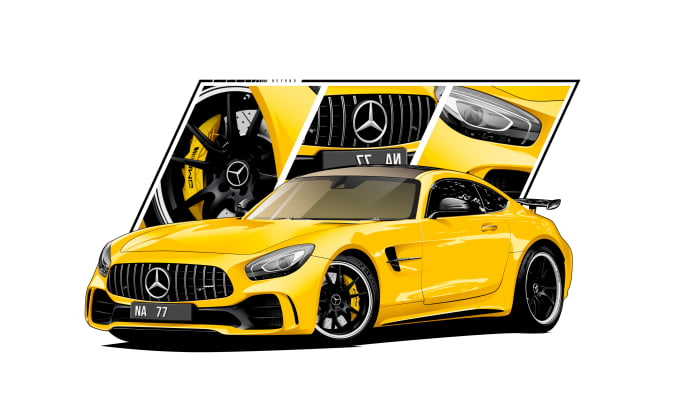 Gig Preview - Draw a detailed vector illustration of your car or any vehicle