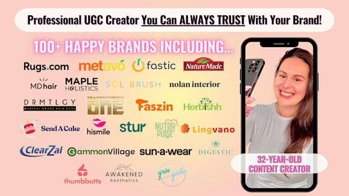 Gig Preview - Be your ugc creator for tiktok, instagram, facebook