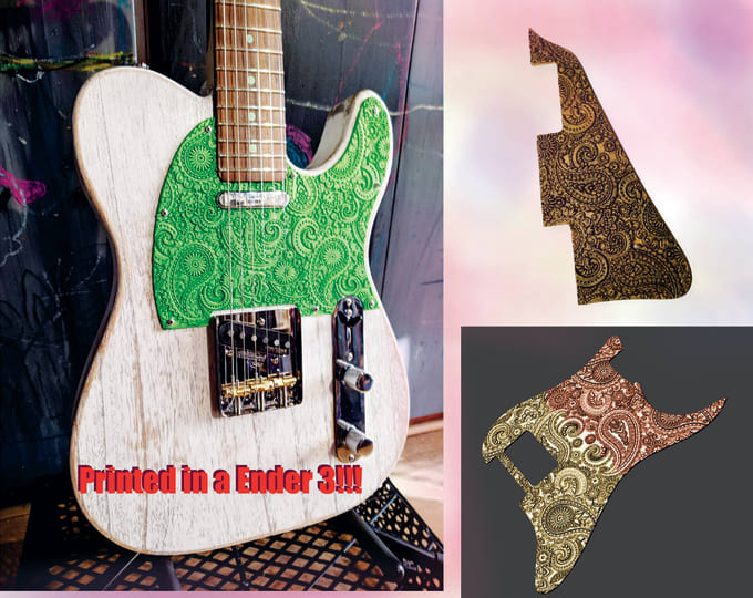 Gig Preview - Create a custom pickguard for your guitar or bass